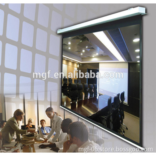 MGF-Visual HD 92 inch 16/9 Ceiling Motorized screen with 3D Projector for home theatre